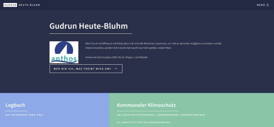 Webdesign-Referenz: Gudrun Heute-Bluhm